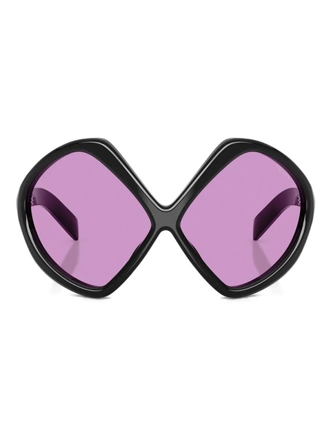 Prada Eyewear oversized-frame sunglasses - Black - zdjęcie produktu nr 1