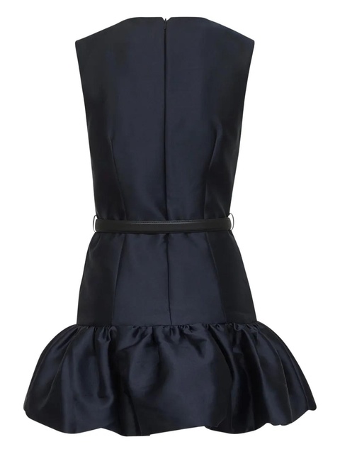 Self-Portrait taffeta sleeveless dress - Blue - zdjęcie produktu nr 2