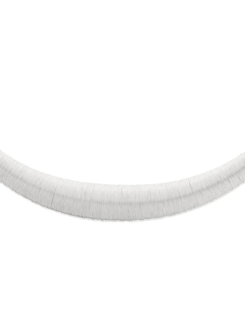 Jil Sander thread-embroidered necklace - Silver - zdjęcie produktu nr 2