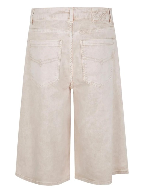 Blumarine wide-leg denim shorts - Neutrals - zdjęcie produktu nr 2