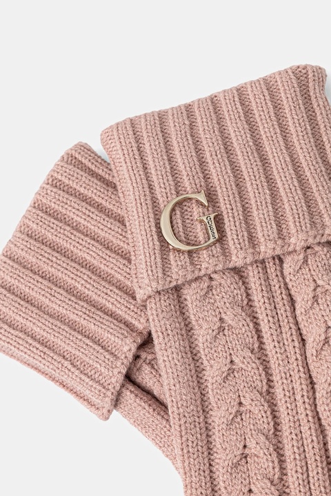 Guess rękawiczki damskie kolor różowy AW5382 POL02 - zdjęcie produktu nr 2