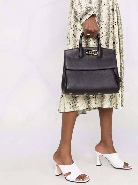 Ferragamo The Studio leather tote bag - Black - zdjęcie produktu nr 2