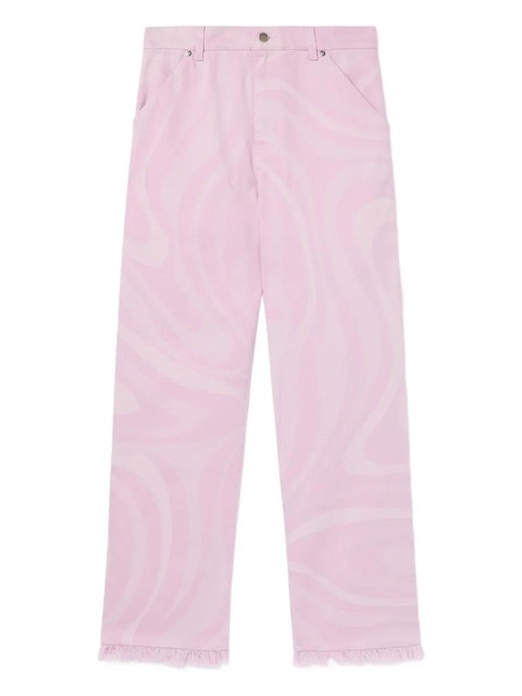 PUCCI Marmo-print trousers - Pink - zdjęcie produktu nr 1