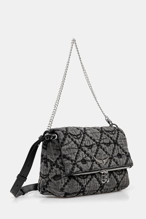 ZADIG&VOLTAIRE torebka bawełniana kolor czarny LWBA04065 - zdjęcie produktu nr 2