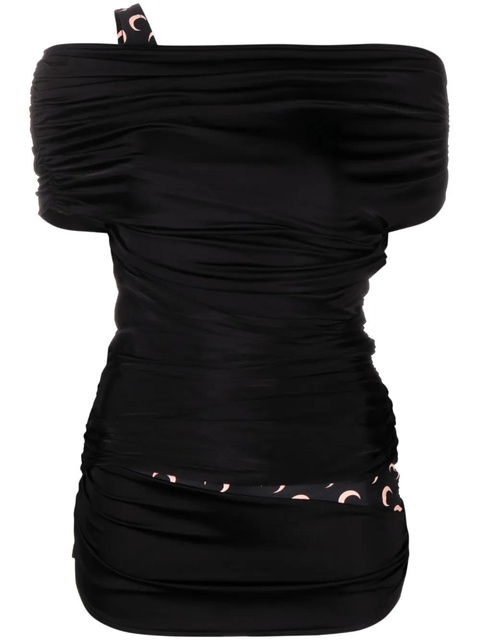 Marine Serre Body Shelter off-the-shoulder top - Black - zdjęcie produktu nr 1