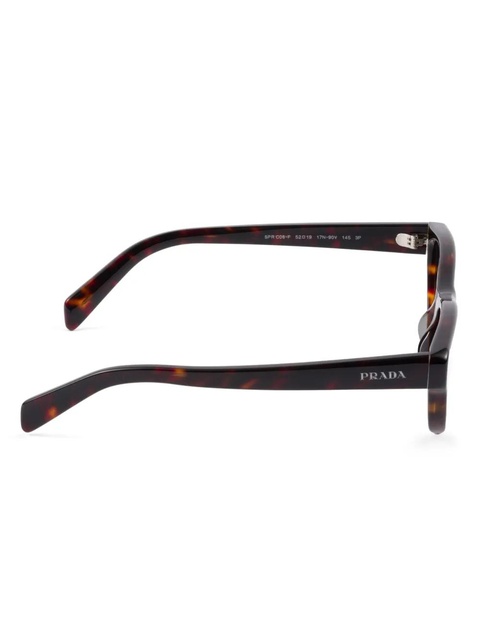 Prada Eyewear oval-frame sunglasses - Black - zdjęcie produktu nr 2