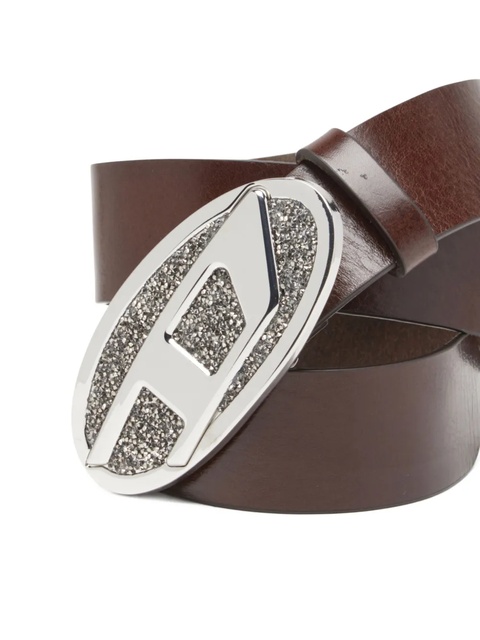 Diesel B-1DR oval-buckle belt - Brown - zdjęcie produktu nr 2