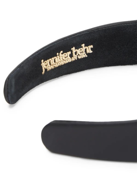 Jennifer Behr Cruz leather headband - Black - zdjęcie produktu nr 2