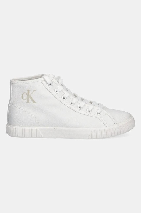 Calvin Klein Jeans trampki ESS VULC MID CV MG WN kolor biały YW0YW01761 - zdjęcie produktu nr 2