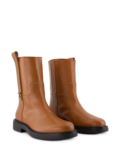Tod's leather ankle boots - Brown - zdjęcie produktu nr 1