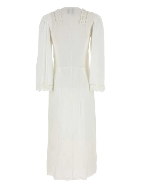 ISABEL MARANT lace-trimmed dress - White - zdjęcie produktu nr 2