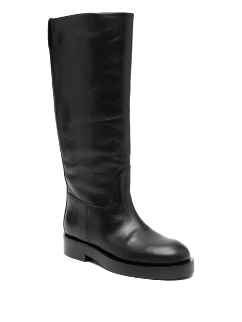 Paris Texas nappa-leather flat boots - Black - zdjęcie produktu nr 2