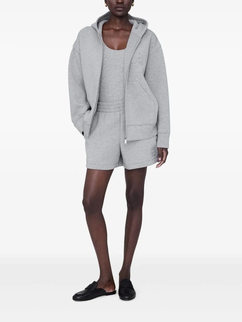 ANINE BING monogram-embossed performance jacket - Grey - zdjęcie produktu nr 2