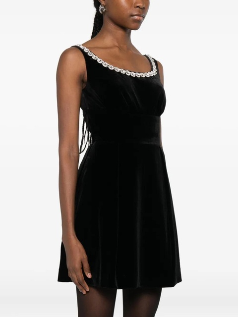 Self-Portrait chain-embellished dress - Black - zdjęcie produktu nr 1