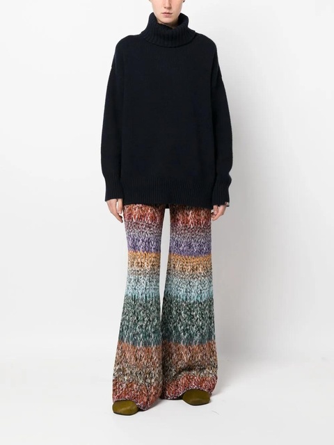 Missoni striped wool-blend trousers - Black - zdjęcie produktu nr 2