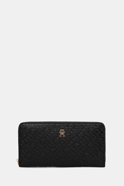 Tommy Hilfiger portfel damski kolor czarny AW0AW17955 - zdjęcie produktu nr 1