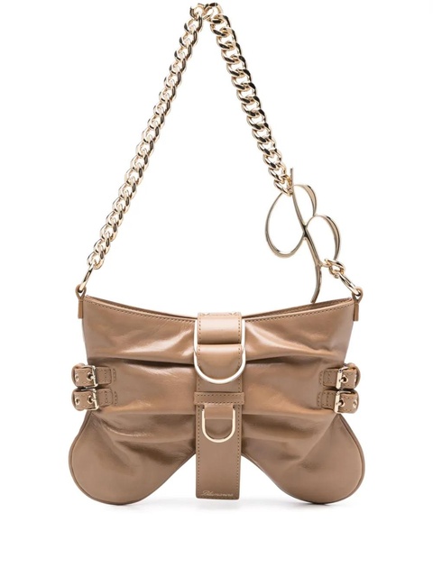 Blumarine medium Butterfly leather shoulder bag - Neutrals - zdjęcie produktu nr 1