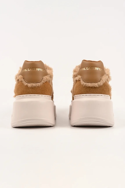 Karl Lagerfeld sneakersy zamszowe ANAKAPRI U damskie kolor brązowy KL63509 - zdjęcie produktu nr 2