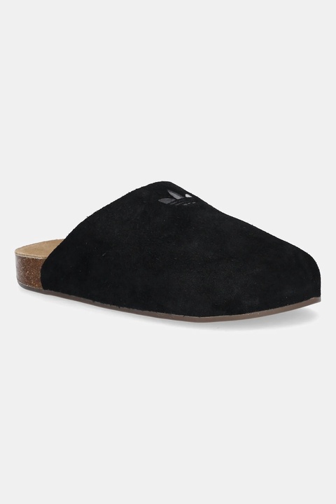 adidas Originals klapki zamszowe Adimule kolor czarny JQ4367 - zdjęcie produktu nr 1