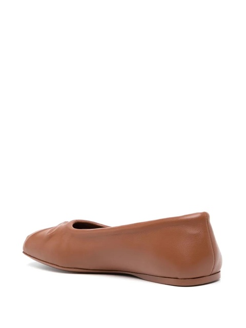 Marni leather ballet flats - Brown - zdjęcie produktu nr 2