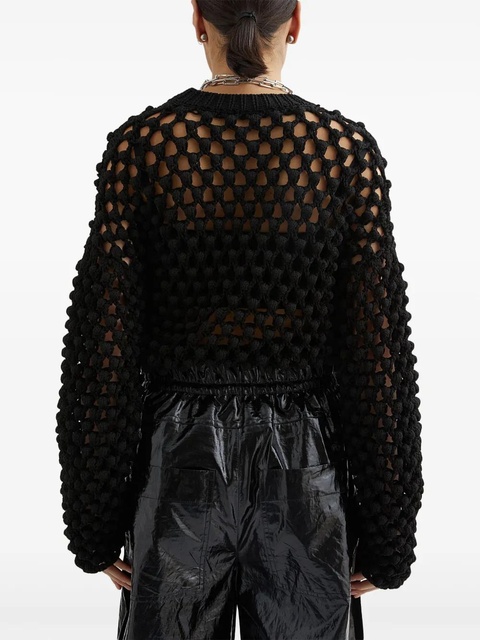 Jil Sander open knit sweater - Black - zdjęcie produktu nr 2