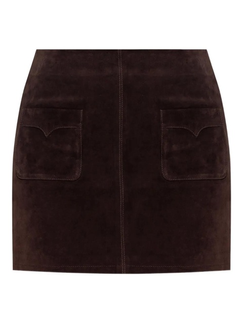 Zadig&Voltaire suede mini skirt - Brown - zdjęcie produktu nr 1