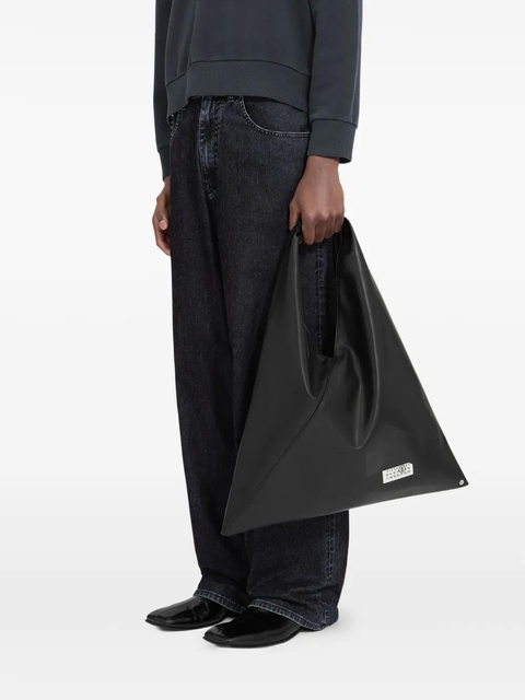 MM6 Maison Margiela triangular shoulder bag - Black - zdjęcie produktu nr 1