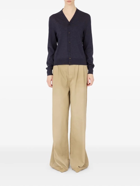 Maison Margiela wool cardigan - Blue - zdjęcie produktu nr 2