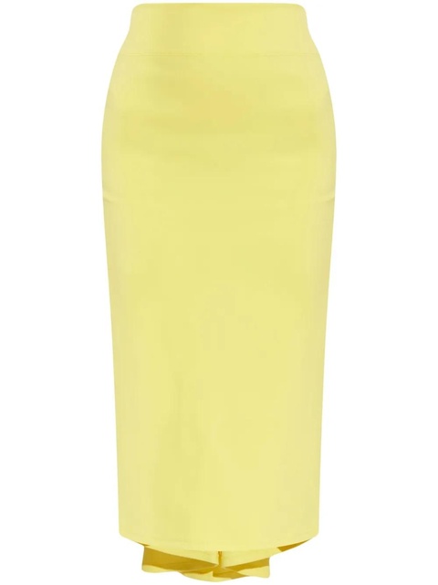 Jacquemus draped straight skirt - Yellow - zdjęcie produktu nr 1