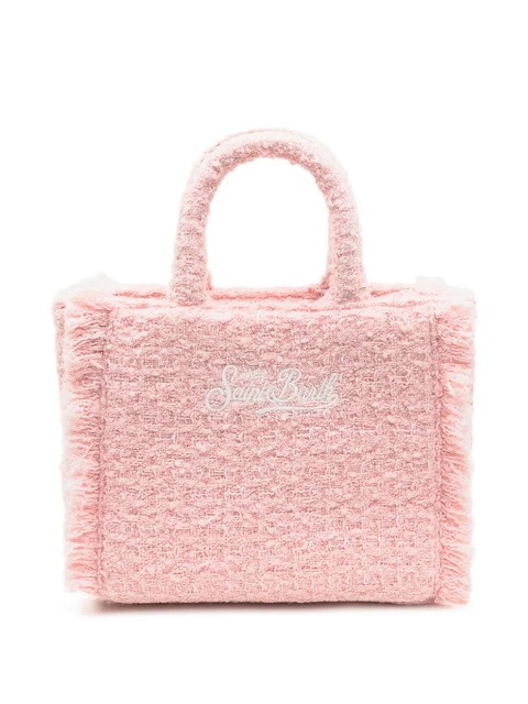 MC2 Saint Barth mini Vanity tweed-fringed tote bag - Pink - zdjęcie produktu nr 2