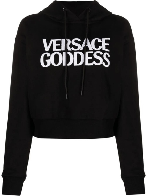 Versace Versace Goddess logo hoodie - Black - zdjęcie produktu nr 1