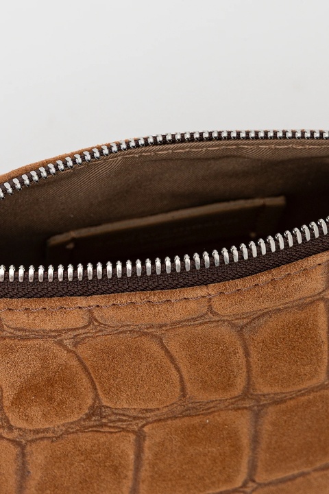 Gianni Chiarini torebka zamszowa NORA POUCH kolor brązowy BS.10224.CM - zdjęcie produktu nr 2
