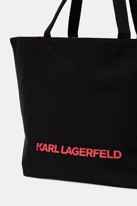 Karl Lagerfeld torebka dwustronna kolor czarny A1W50024 - zdjęcie produktu nr 2