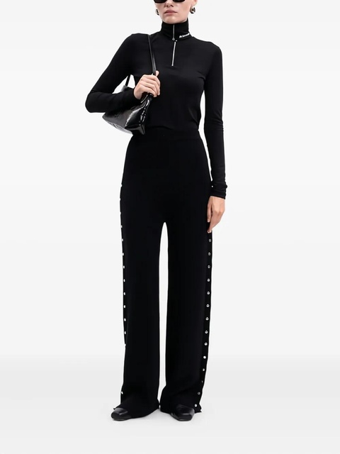 Jil Sander button-detailed trousers - Black - zdjęcie produktu nr 2