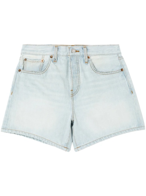 RE/DONE mid-rise denim shorts - Blue - zdjęcie produktu nr 1