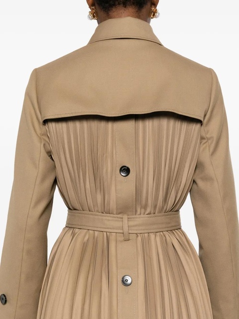 SANDRO double-breasted belted trench coat - Brown - zdjęcie produktu nr 2