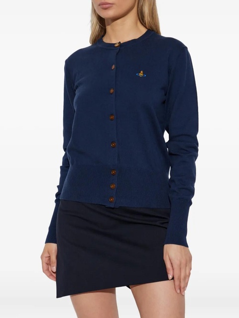 Vivienne Westwood Orb-embroidered cardigan - Blue - zdjęcie produktu nr 2