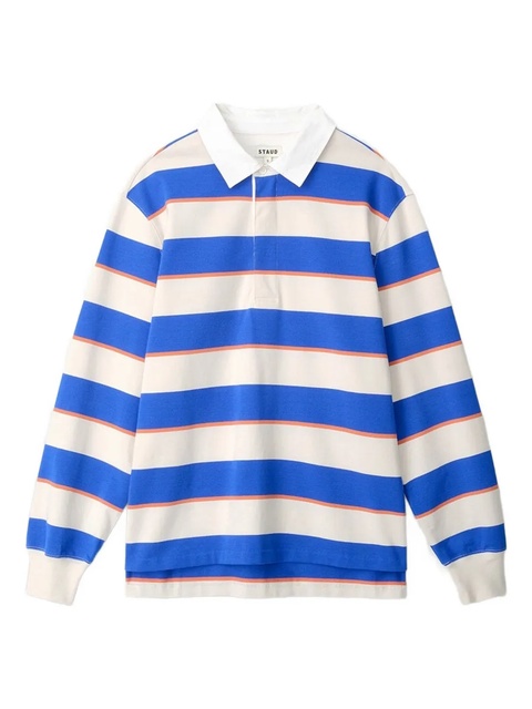 STAUD Yacht rugby-stripe shirt - Blue - zdjęcie produktu nr 2