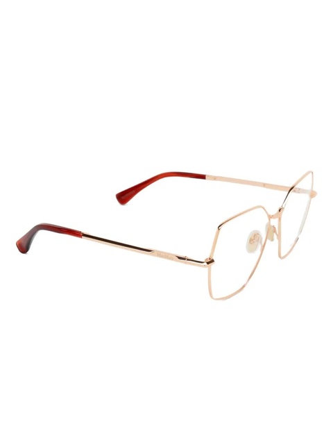 Max Mara Eyewear geometric-frame glasses - Gold - zdjęcie produktu nr 2