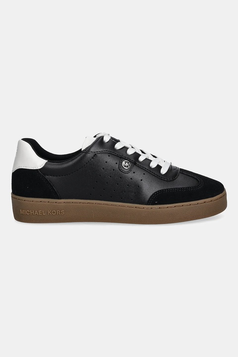 MICHAEL Michael Kors sneakersy skórzane Scotty damskie kolor czarny 43F4SCFS5L.001 - zdjęcie produktu nr 2