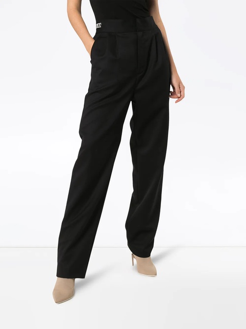 AMBUSH high-waist straight leg trousers - Black - zdjęcie produktu nr 2