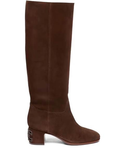 Casadei 50mm Muni Nomad suede block-heel boots - Brown - zdjęcie produktu nr 1