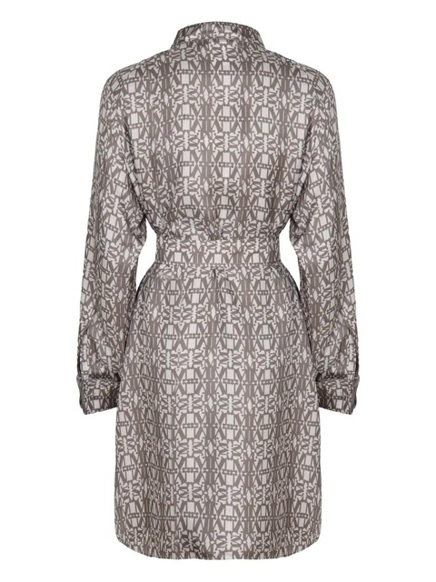 Max Mara Grembo monogram printed mini shirt dress - Neutrals - zdjęcie produktu nr 2