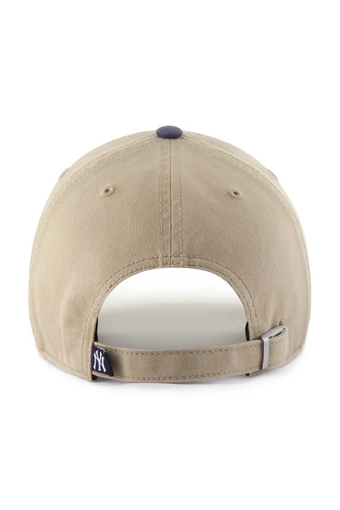 47 brand czapka z daszkiem bawełniana MLB New York Yankees kolor zielony B-CARCU17GWS-KH - zdjęcie produktu nr 2