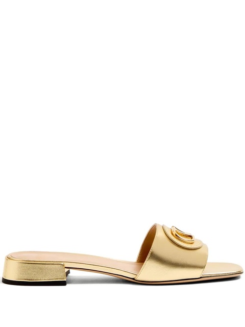 Valentino Garavani 20mm VLogo Signature slides - Gold - zdjęcie produktu nr 1