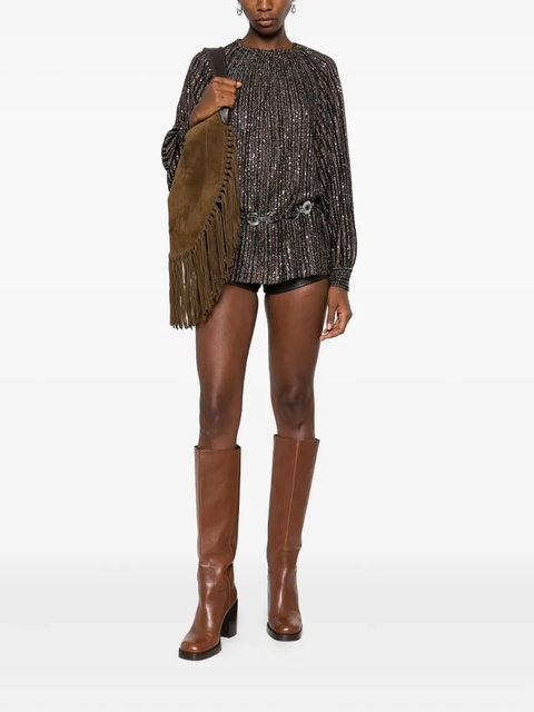 Missoni sequin-striped top - Brown - zdjęcie produktu nr 2
