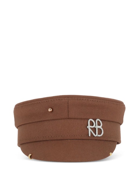 Ruslan Baginskiy embellished curved sailor cap - Brown - zdjęcie produktu nr 1