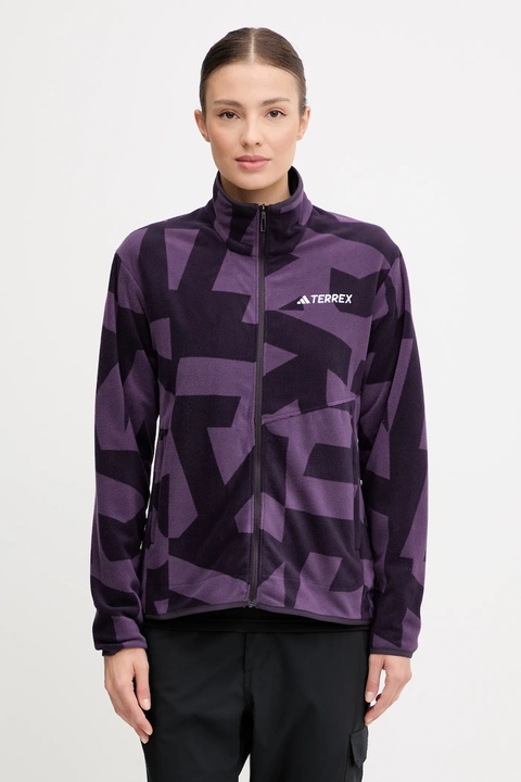 adidas TERREX bluza outdoorowa Multi damska kolor fioletowy wzorzysta JN0996 - zdjęcie produktu nr 1