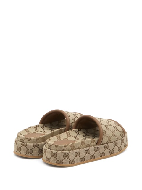 Gucci GG platform sandals - Neutrals - zdjęcie produktu nr 2