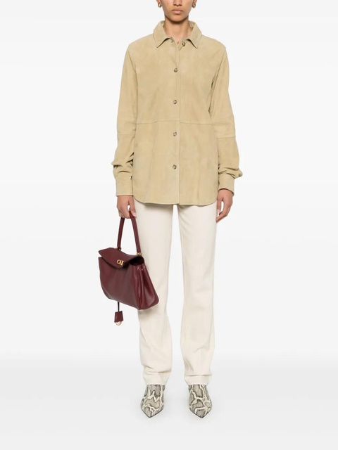 TOTEME suede shirt - Neutrals - zdjęcie produktu nr 2